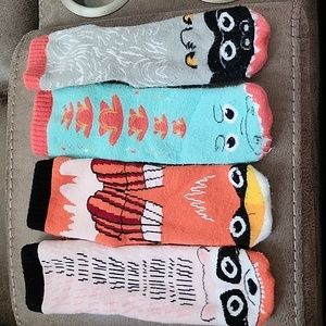 Crazy socks,  2 different pairs